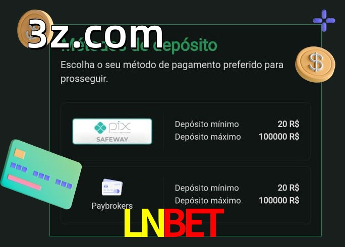 O cassino LNBETbet oferece uma grande variedade de métodos de pagamento